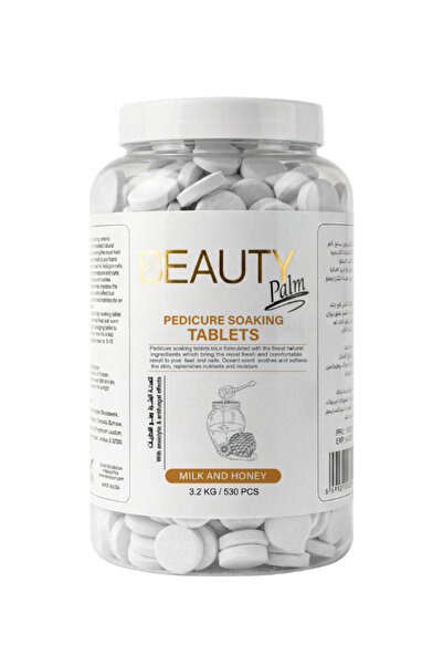 Beauty Palm Pedicure Soaking Tablets 530pcs - Milk & Honey, 3.2kg