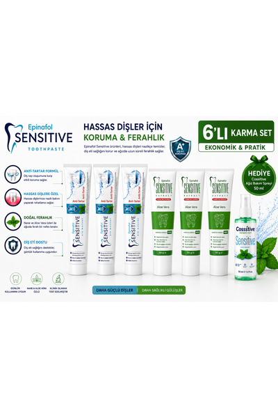 Epinafol Sensitive Karma Set 6'lı Hediyeli