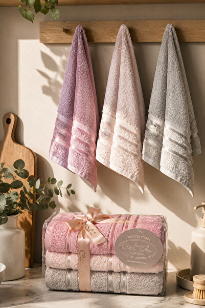 Coton Delux Set de prosoape Pera, 3 piese, 100% bumbac |   Prosop de bucătări...