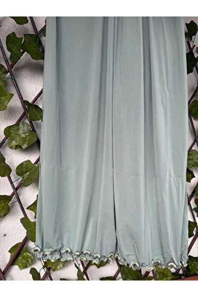 Blotch Premium Lycra Water Green Color Lycra Sandy Jersey Shawl