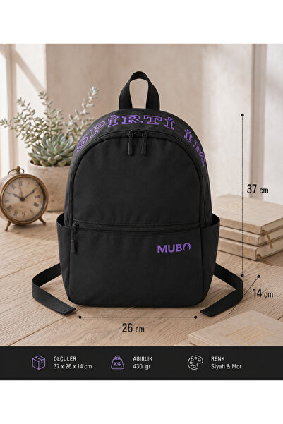 MUBO Shpirti Im Waterproof Unisex School Sports Daily Use Backpack