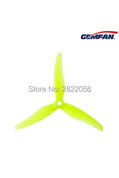 Choice 2 pair Yellow 4 pcs/ 2 pairs Gemfan 51433 5inch 3 blade/ tri-blade Pro...