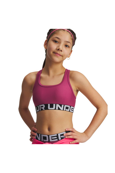 Under Armour Σουτιέν G με χιαστί πλάτη 1390066-659 Μπορντό