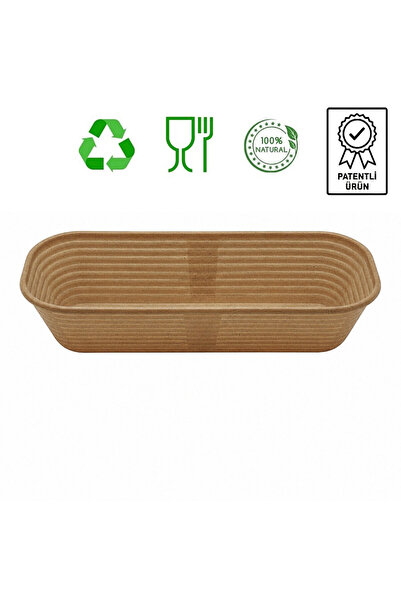 dinckitchen Oval Bio Bread Dough Proofing Basket 30X13,5X8,5 cm Bio Oval 30X1...