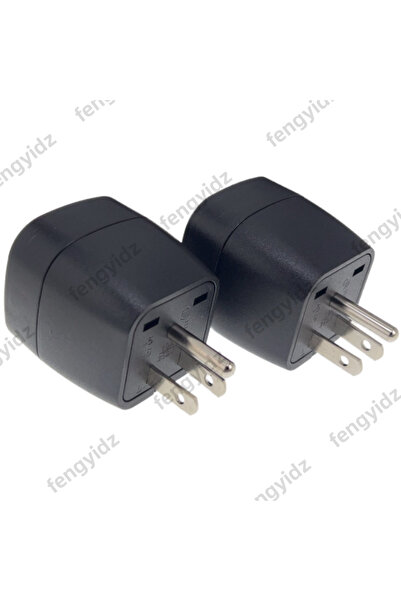 Choice black 2PCS USA Adapter Europe Germany Switzerland Italy Plug, EU to US...