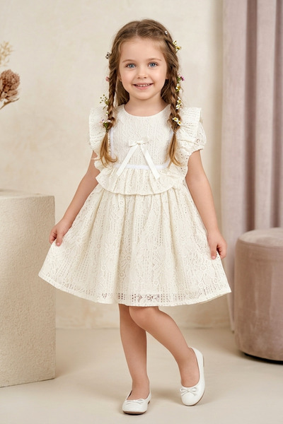 Baby Animals Baby Girl Dress Girls' Dress Birthday Party Wedding Dress Lace S...