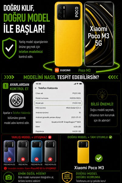 noktaks Case for Xiaomi Poco M3 Case Camera Sliding Matte Back Surface Color Frame Lens Cover