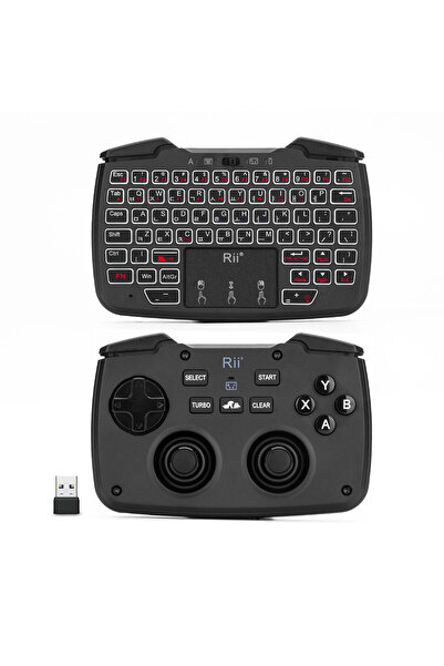Choice Korean keyborad Rii RK707 2.4GHz Wireless Portable Game Controller Key...