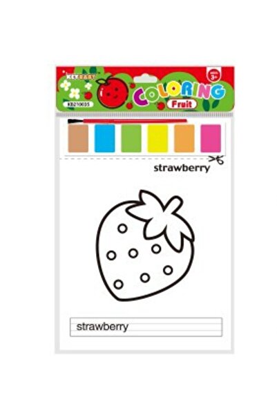 choice2 fruit 8Page/set Coloring Books For Kids Montessori Watercolor Paper W...