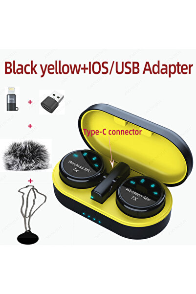Choice ميكروفون لاسلكي مغناطيسي جديد من نوع Type-C IOS USB-BY مزود بخاصية إلغ...