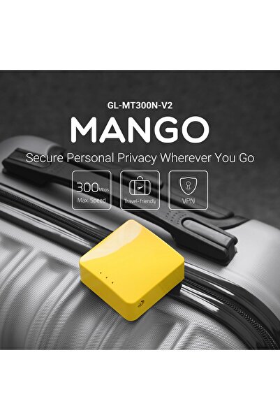 Choice GL-MT300N-V2 GL.iNet GL MT300N/V2 Mango Wireless Mini Portable VPN Tra...