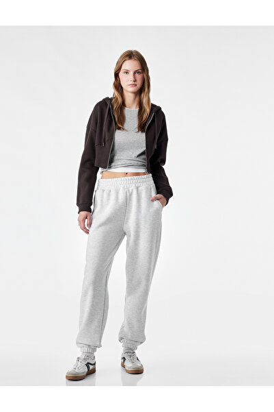 Koton Pantaloni de trening tip jogger cu croială confortabilă, elastică și ex...