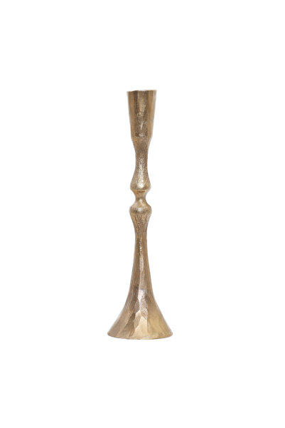 Yargıcı Pirinç Kaplama Şamdan(6x25 Cm)