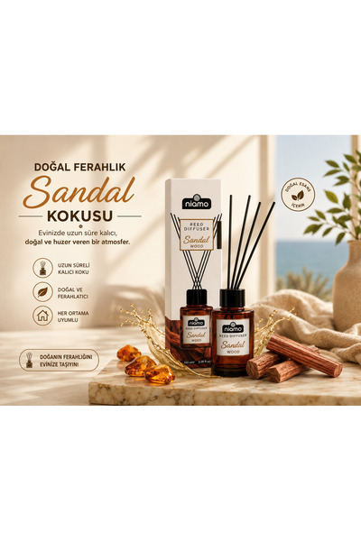 DOFİX Niamo Sandal Ağacı Kokulu Çubuklu Oda Kokusu 110 ml