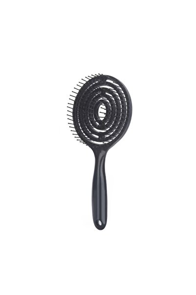 Choice black Candy Hollow Comb Lollipop Shape Hair Brush High Crown Volumizin...