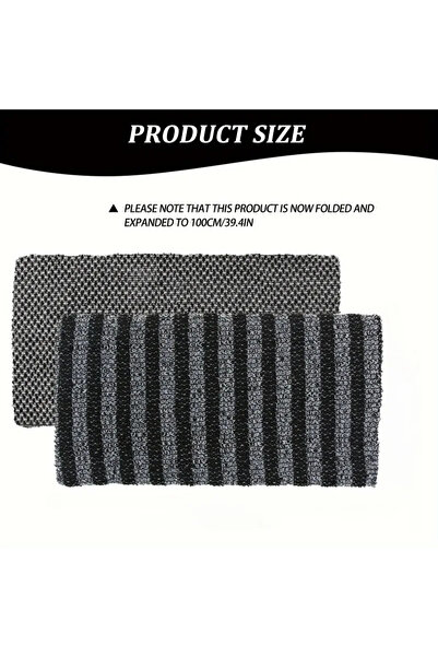 Choice Black 2Pcs 2Pcs Exfoliating Bath Scrub Towel with Ergonomic Handle for...