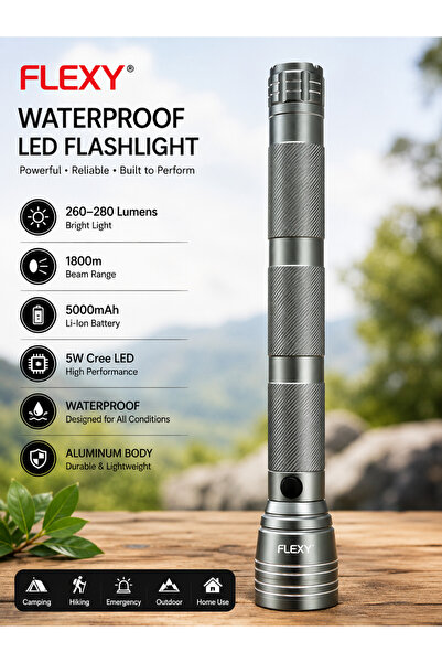 flexy مصباح يدوي LED مقاوم للماء
