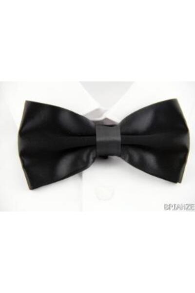 Brianze Solid Color Black Bow Tie Tp-6