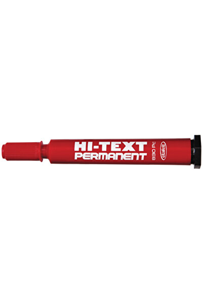 Noki Hitext Marker Pen Cut Point Red 12 Pieces 830-pck (1 Pack 12 Pieces)