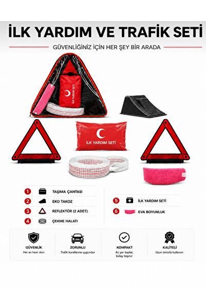 BCT STORE Muayeneye ve Mevzuata Uygun Ekonomik Trafik Seti Temel İhtiyaç Seti