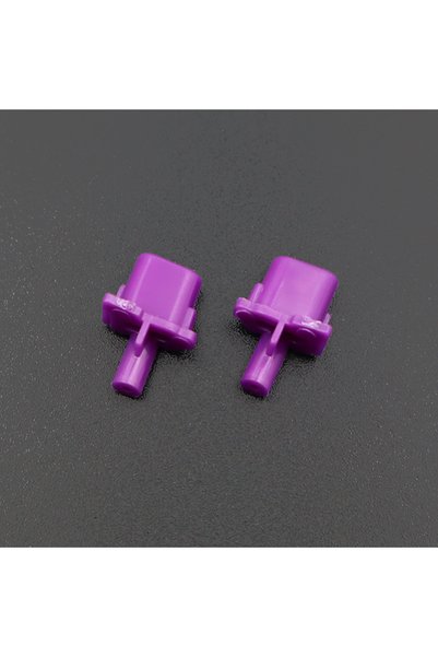 Choice10 Purple Replacement Share Button for PS5 Controller - Durable Plastic...