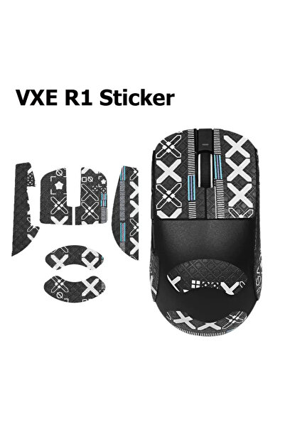 Choice3 R1 Black VXE R1/ATK X1 /ATK A9Mouse Sticker Grip Tape Skate Handmade ...