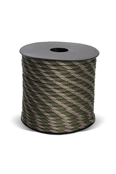 Choice 50m Army Green Camo 50m 550 Paracord 9 Strand 4mm Tactical Parachute C...