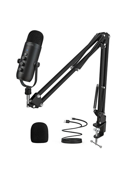 Choice black Haomuren Professional USB Streaming Podcast PC Microphone Studio...