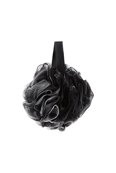 Choice black Soft Shower Mesh Foaming Sponge Exfoliating Scrubber Black Bath ...