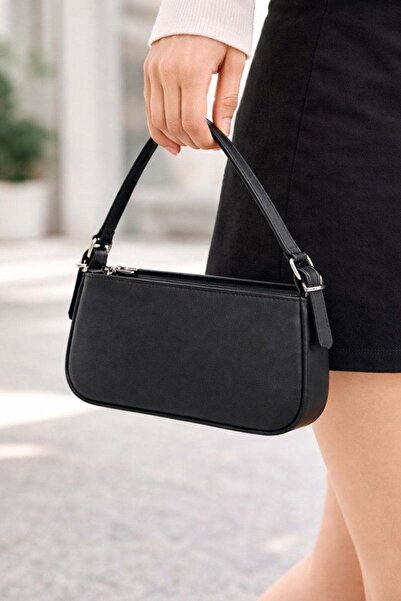 HAKKE Flat Baguette Shoulder Bag
