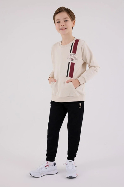 U.S. Polo Assn. Us2200-g boy's tracksuit set
