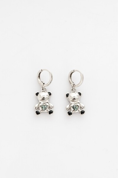 UKHWD SUPPLY Teddy Bear Steel Earrings Ka5012Gm