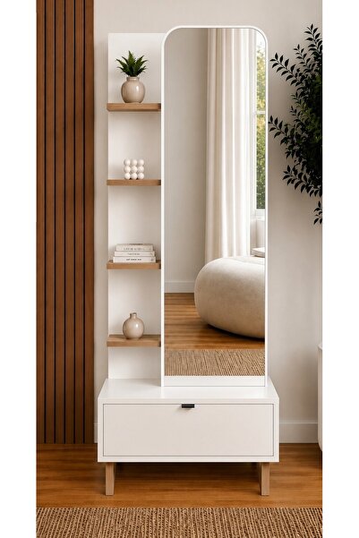 Noiss Home Decor Neris Dekoratif Boy Aynası Antre Hol Yatak Odası Aynası