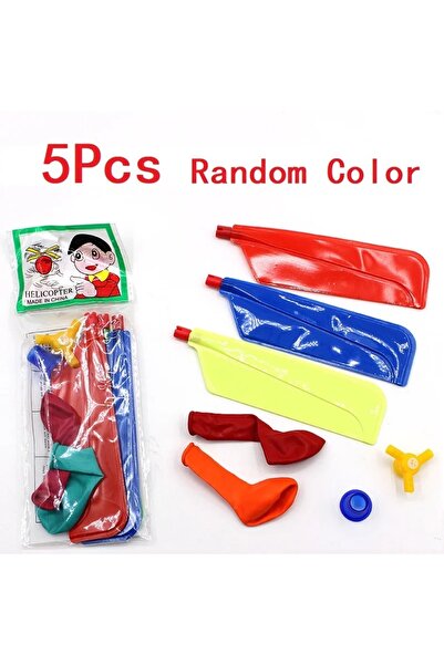 Choice 5PC Random Color 5PCS Balloon Helicopter Children's Outdoor Fun Launch...
