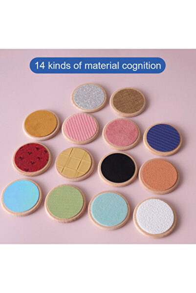 Choice 1set-14pcs 14PCS Children Sensory Toys Tactile Board Matching Game Tac...