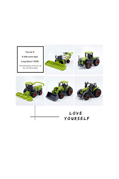 Choice1 Style-A Mini Alloy Farmer Car Alloy Engineering Car Tractor Toy Model...