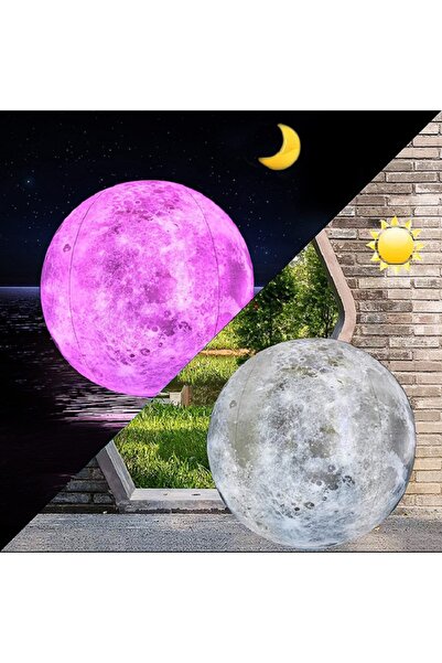 Choice Luminous moon PVC40cm moon filled led16 color remote control light bal...