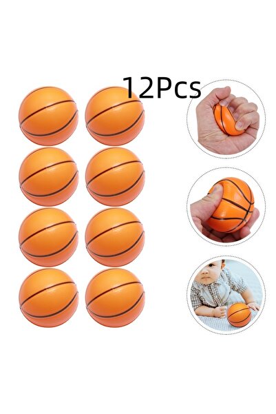Choice 12Pcs 12Pcs 6.3cm Basketball Stress Ball Foam Sports Stress Ball Bulk ...
