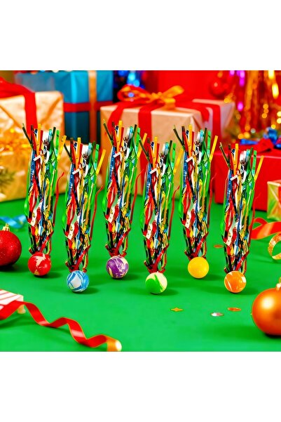 Choice4 20PCS 10-50 Pcs Fun Colorful Ribbon Stretchy Bouncing Balls for Party...
