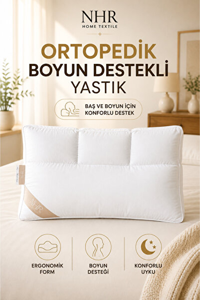 NHR HOME Ortopedik Boyun Destekli Uyku Yastığı 40x60 12