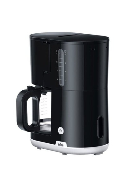 Braun Breakfast1 KF1100BK coffee maker, 1.38l, 1000W, 10 cups, black-white