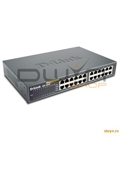 D-Link , Switch 24 porturi 10/100, Desktop / Rackmount
