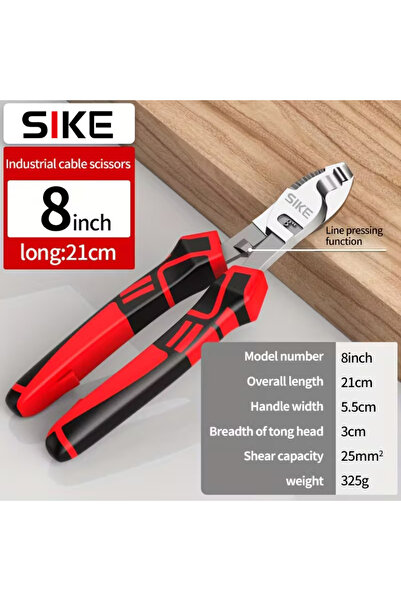 Choice1 8 inch Cable Cutters, Electrician's Pliers, Wire Strippers, Crimping ...