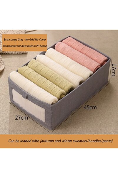 Choice grey XL 1Pcs Pants Storage Box Clothes Organizers of Cabinets and Draw...