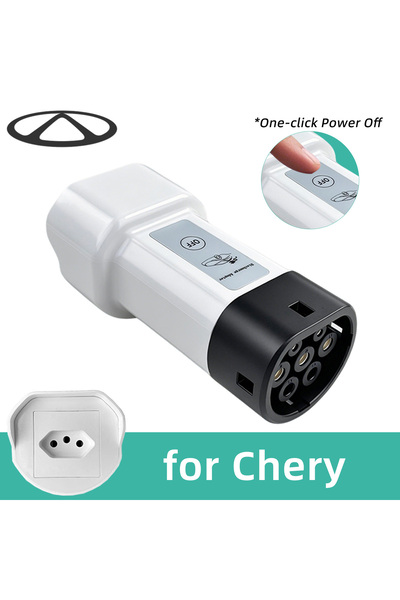 choice2 Type2 V2L for Chery EVqiaoyi Type2 V2L Discharger with Power-Off Butt...