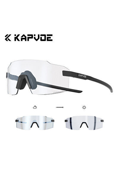 KAPVOE Photochromic-SI-02 Photochromic Runnning Sunglasses Light-Weight Cycli...