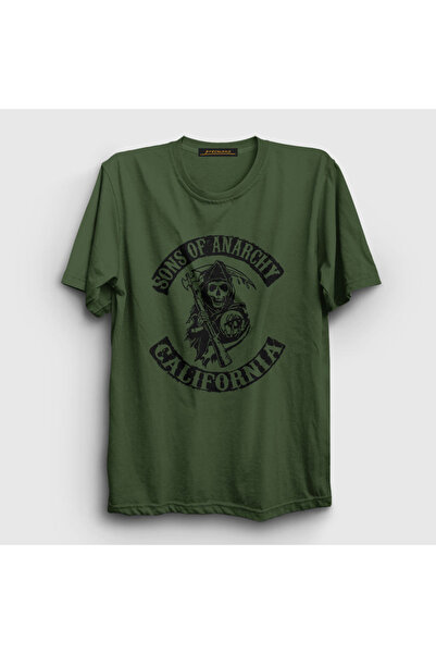 Presmono Tricou unisex kaki California Sons Of Anarchy214170tt