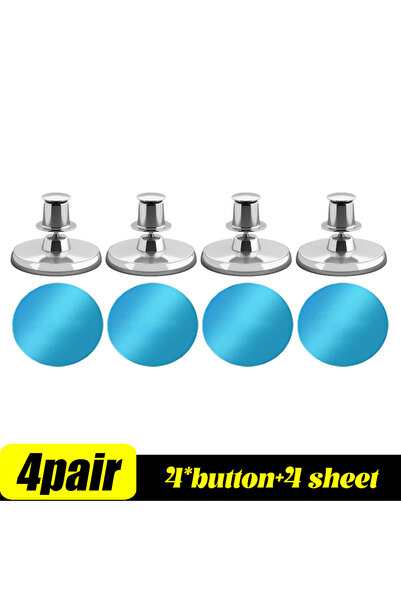 choice2 17MM 4 pair Metal Curtain Magnetic Closure Wall Mounted Magnetic Buck...