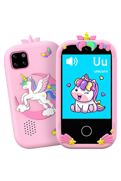 Choice3 Pink With 32G Upgrade Kid Smart Phone Toy 2.8 Inch Touch Video Record...