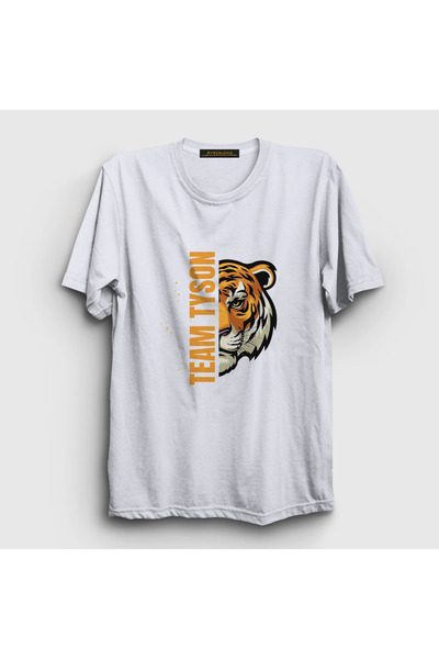 Presmono Mike Tyson Unisex beli bokserski T-shirt - 514590tt